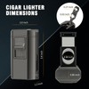 FANKAI Cigar Lighter and Cigar Cutter Set, Torch Lighter with