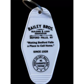 It's A Wonderful Life Movie Bailey Brother Loan Inspired Key Tag.