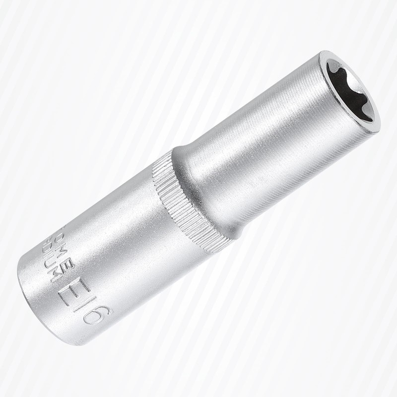 HARFINGTON E-Torx Socket 1/2" Drive E16 External Torx Deep Socket
