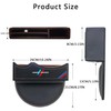 TOPABYTE Car Seat Gap Filler Organizer Leather Storage Box Between