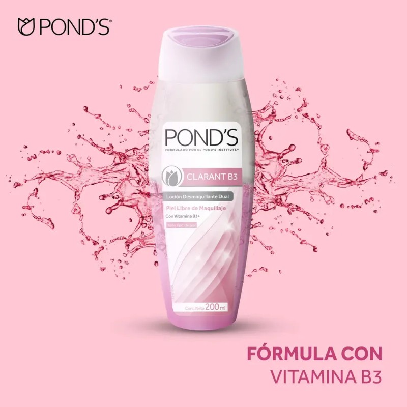 Pond's Loción Facial Desmaquillante Dual Pond'sb3 200 Ml