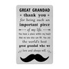 Gezxin Father's Day Card for Great Grandad- Great Grandad Birthday