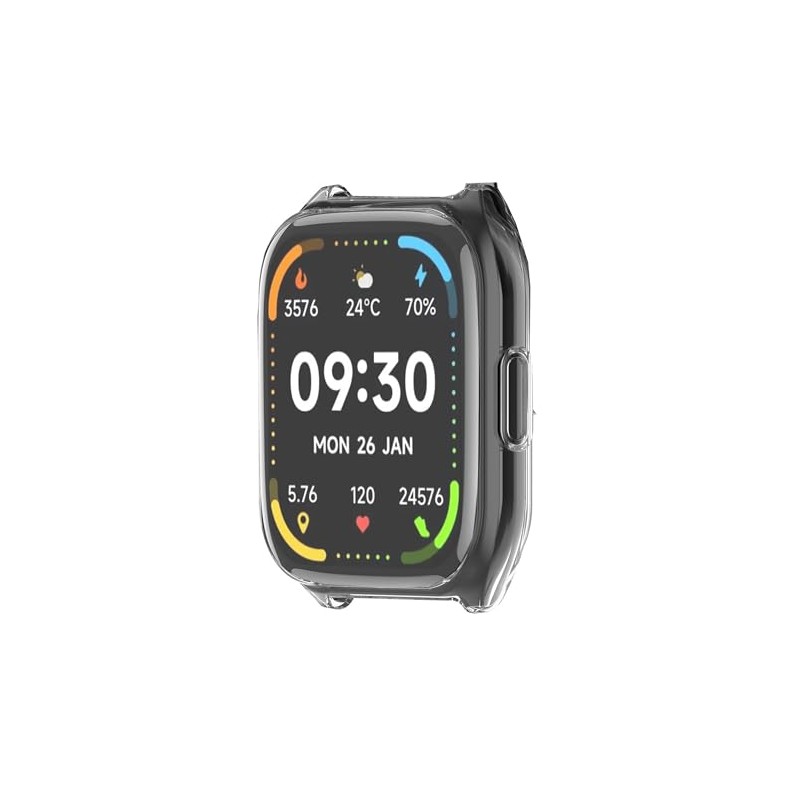 IDW26 Smart Watch Case, Lamshaw TPU Case with Screen Protector