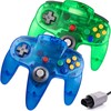 MODESLAB 2 Pack N64 Classic Controller, Wired N64 64-bit Remote
