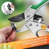 GRÜNTEK Anvil Kondor Secateurs 200 mm, Automatically Switched Ratchet, Diameter