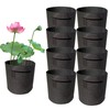 8Pack Lily Plant Pots for Pond, Thickened Nonwoven Plant Fabric