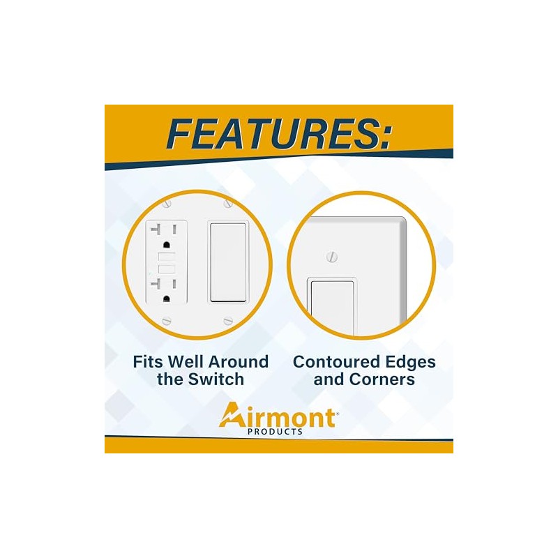3-Gang White Metal 2 Toggle 1 Duplex Combination Wall Plate