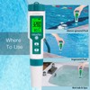Pool Salt Tester ORAPXI pH and Salt Meter for Saltwater