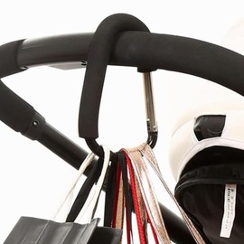 2 Pack Large Buggy Clips Locking Carabiner Clips Heavy Duty Aluminum Carabiner Super Durable Lock Carabiner Hook for Camping Hammocks Dog Leash Yoga Swing