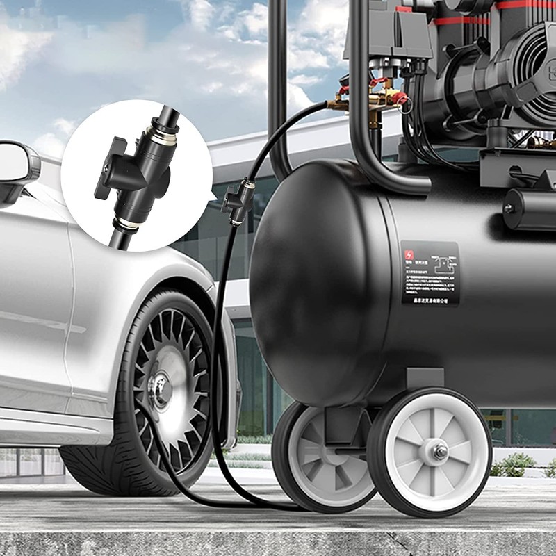 TAILONZ PNEUMATIC 6mm OD Ball Valve Air Flow Control Valve