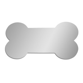 Glossy Gallery Dog Bone Shatterproof Acrylic Safety Mirror - 12 inch