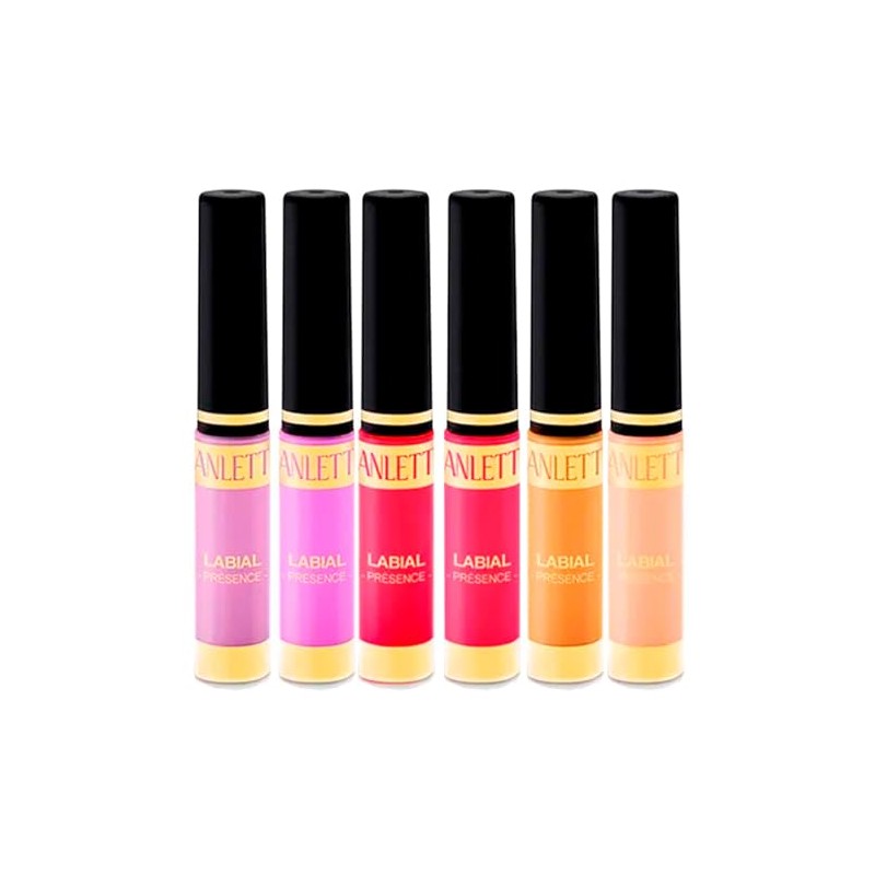 Kit labial indeleble Anlett con 6 piezas #2 multicolor cont.