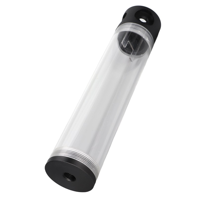 Water Cooling Reservoir 240mm/9.4in Length G1/4in Thread 50mm/2.0in Diameter Tube