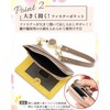 Honey&blue Pass Case, Commuter Pass Case, with Reel, Cute, Coin