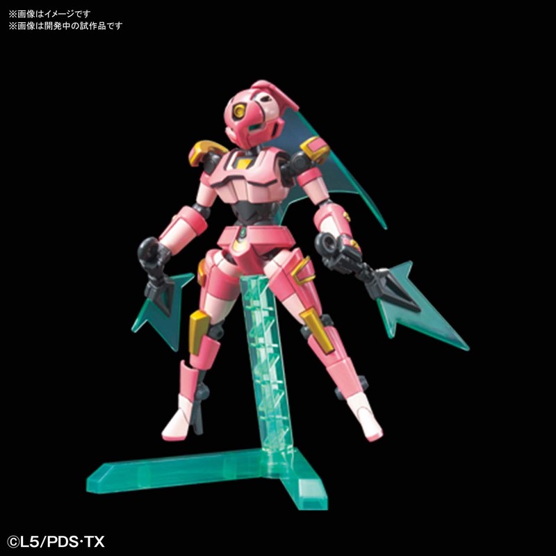LBX Cardboard Battlers Kunoichi 1/1 Scale Color Coded Plastic Model