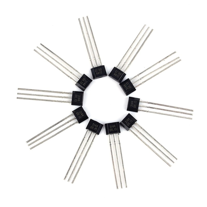 Gegong Hall Sensor Magnetic Switch A3144E TO92UA 3PIN 10 Pack
