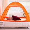 One-Touch Double-Door Winter Thermal Heating Tent (3-4 Person) - Cold Protection Camping Bed Windproof