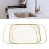 Over The Sink Colander, Rectangle Stainless Steel Over The Sink