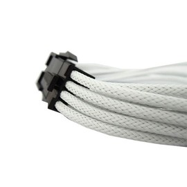 Gelid Solutions Cable 6-2 PIN PCI-E | Single Sleeve White | AWG 18 | Sizes 30cm | Color: white