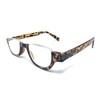The Noble Semi-Rimless Half Reader Half Moon Reading Glasses, 1.75