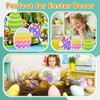 Threan 3 Pcs Easter Egg Table Wooden Signs Egg Farmhouse