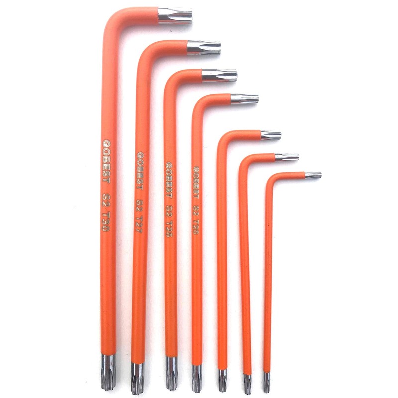 GOBEST Short torx Security Tamper Proof Key Set 7 pcs