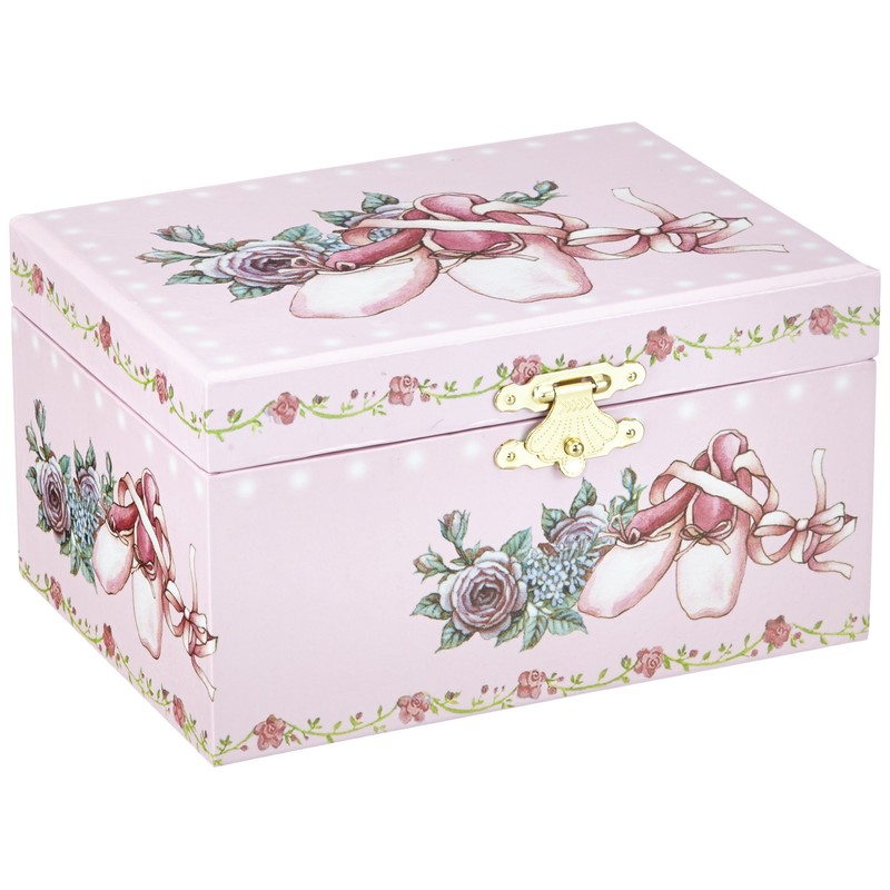 Musicboxworld Spieluhrenwelt Schmuckdose Ballerinaschuhe 28050