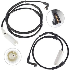 Xinhan 34356789439 Front + 34356789445 Rear Brake Pad Electronic Wear Sensor Replacement Brake Pad Wear Indicators Kit (2PCS-Front+Rear)