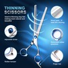 Professional Dog Grooming Scissors Set, 8-in-1 Stainless Steel Pet Grooming