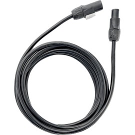 True1 Male to Female Jumper, Locking Mains Power Cable, IP65 / Waterproof, 14 AWG (15 Foot)