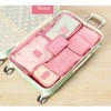 6 x Organizer Bags Suitcase Organizer Travel Bag Complete Set