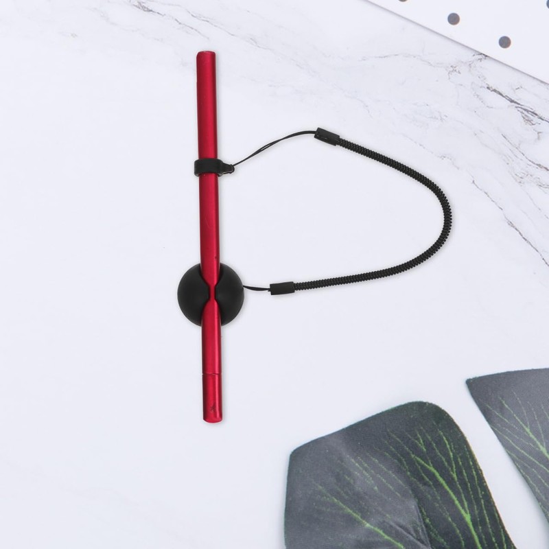 Angoily Pen Leash, 2PCS Retractable Pen Lanyard with Ring, Elastic