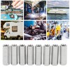 20 Pcs Hex Coupling Nut M5x0.8 25mm Length Stainless Steel