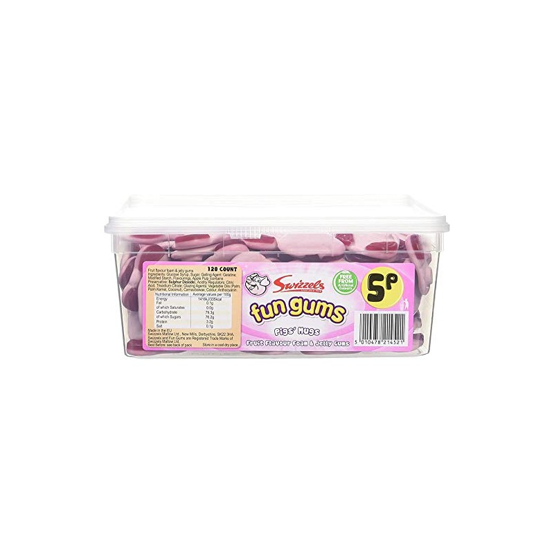 Swizzels Pig's Mugs Fun Gums - 120 Pack