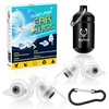 Softvox Airplane Ear Plugs 2 Pairs, Prevent Discomfort Pressure Equalizing