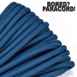 Bored Paracord Brand 550 lb Type III Paracord - Teal 100 Feet