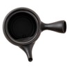 Tokonameyaki Teapot by Aoyama, Black Line Pattern, 600ml, Refreshing Strainer,