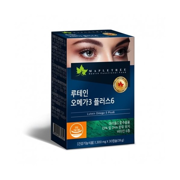 Maple Tree Lutein Omega 3 Plus 6 30 capsules, 6