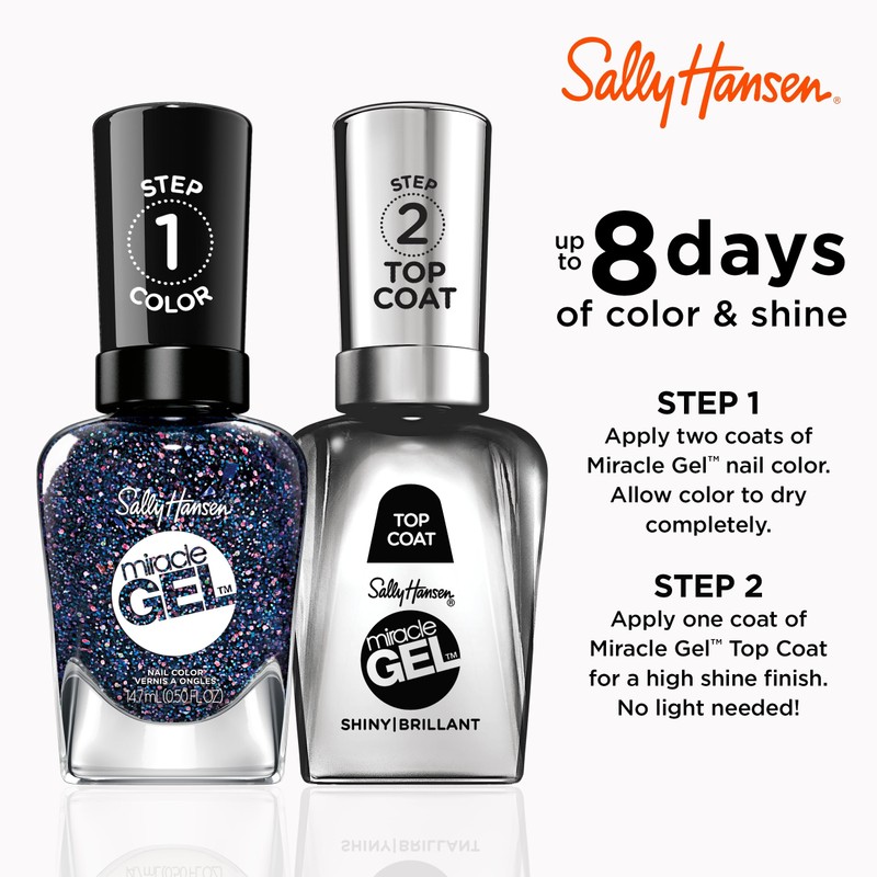Sally Hansen Miracle Gel Salon Quality Nail Polish | Gel-Like