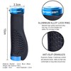 TOPCABIN 1 Pair of Bicycle Grips, Two Ends Screw Grips,