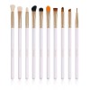 Docolor Set de 10 brochas de maquillaje Docolor DB1004 blanco