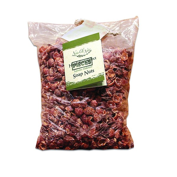 NaturOli Soap Nuts/Berries TWO POUNDS - PIECES Seedless Organic - Hypoallergenic, Non-toxic