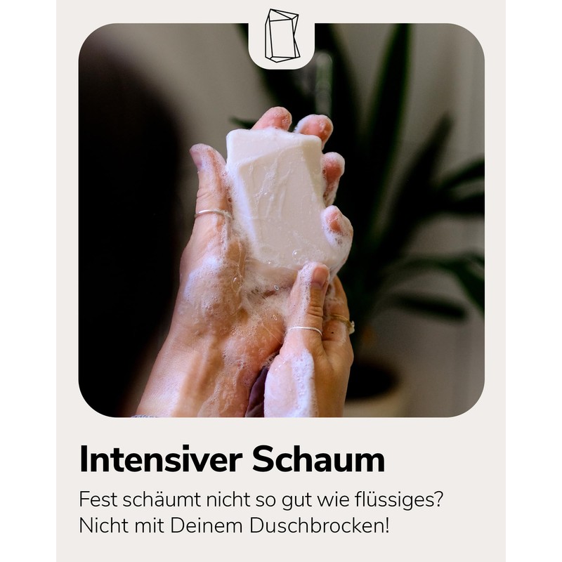 Duschbrocken 2in1 Festes Shampoo & Duschgel - 1x Frida Früchtchen