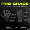 We Ball Sports Hypr-Grip Football Gloves, Men s Sticky Silicone