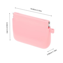 TEHAUX Small Makeup Bag Pouch for Women Portable Lipstick Organizer Compact Travel Vanity Bag Cute Lightweight Purse for Outdoor Essentials Stylish and Soft