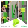 FOSHIO Green Edge Wrap Cutting Template Tool, 2 Pack Precise