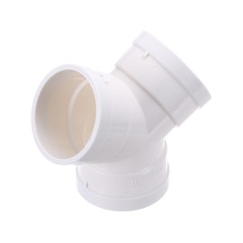PATIKIL 3 Way Duct Splitter, 2"x2"x2" Socket PVC Y Shape Adapter Pipe Fitting Duct Pipe Connector for Air Ventilation Exhaust DWV (Drain, Waste and Vent), White