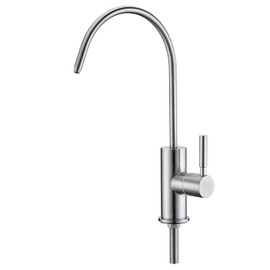 SUS304 Stainless Steel Reverse Osmosis Drinking Water Faucet for Kitchen Bar Sink Brushed Nickel