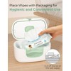Momcozy New Baby Wipe Warmer, 100pcs Larger Capacity Wipe Dispenser,