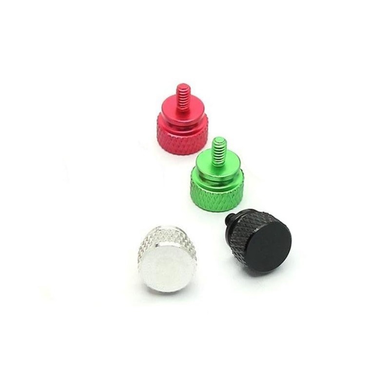 Ginobili 10Pcs/Lot UNC6-32 M3.5 Hand Screw Computer Case Screw Round